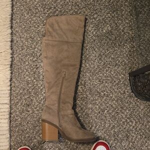 Tan boots